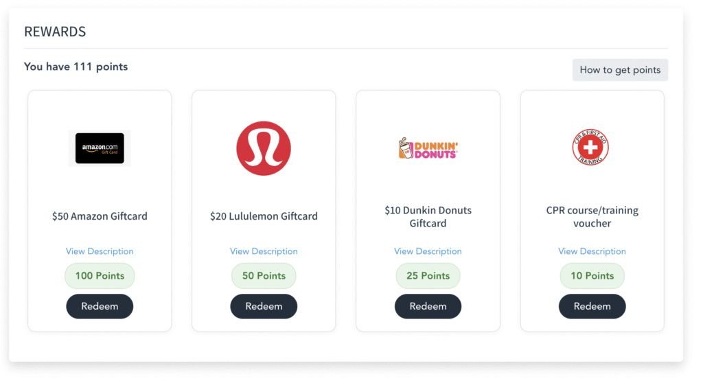 Candidate Rewards Program